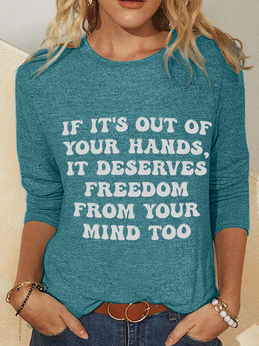 Out Of Your Hands Casual Long Sleeve Shirt