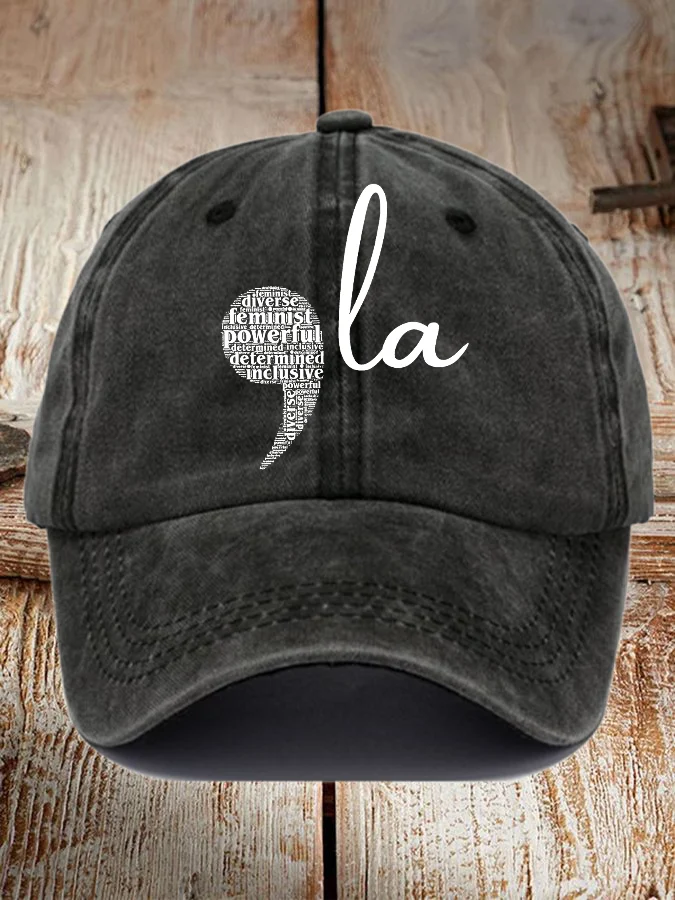 Comma La Printed Hat