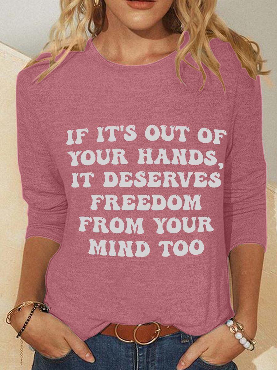 Out Of Your Hands Casual Long Sleeve Shirt