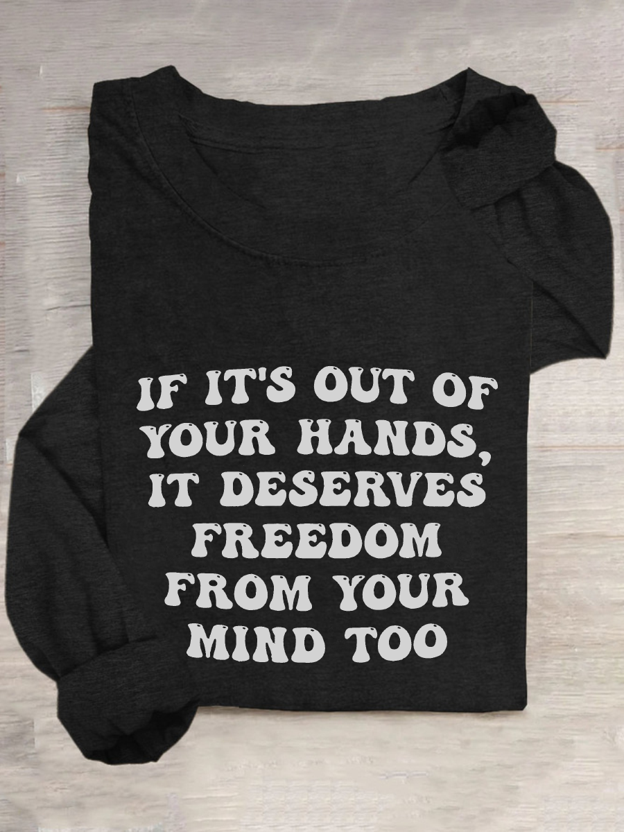 Out Of Your Hands Casual Long Sleeve Shirt