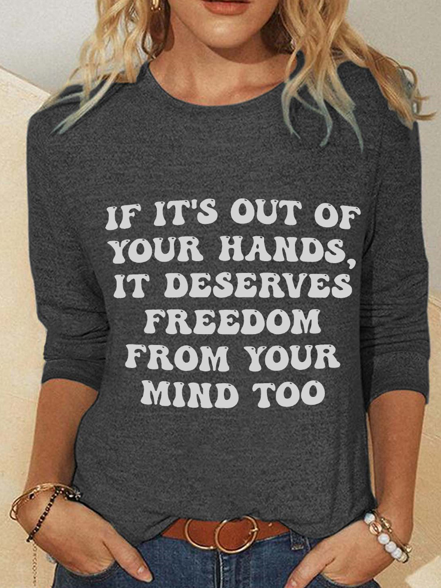 Out Of Your Hands Casual Long Sleeve Shirt