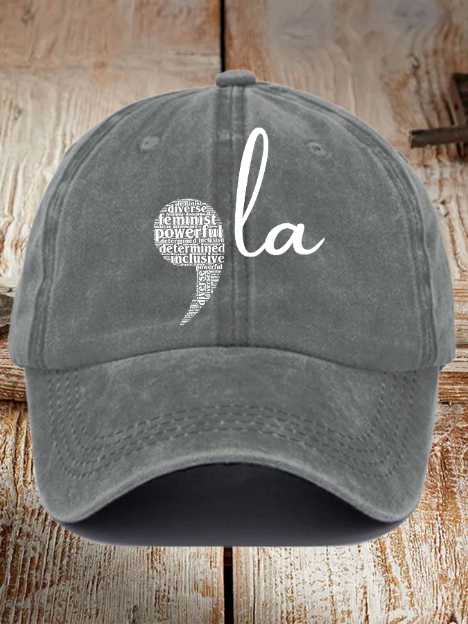 Comma La Printed Hat