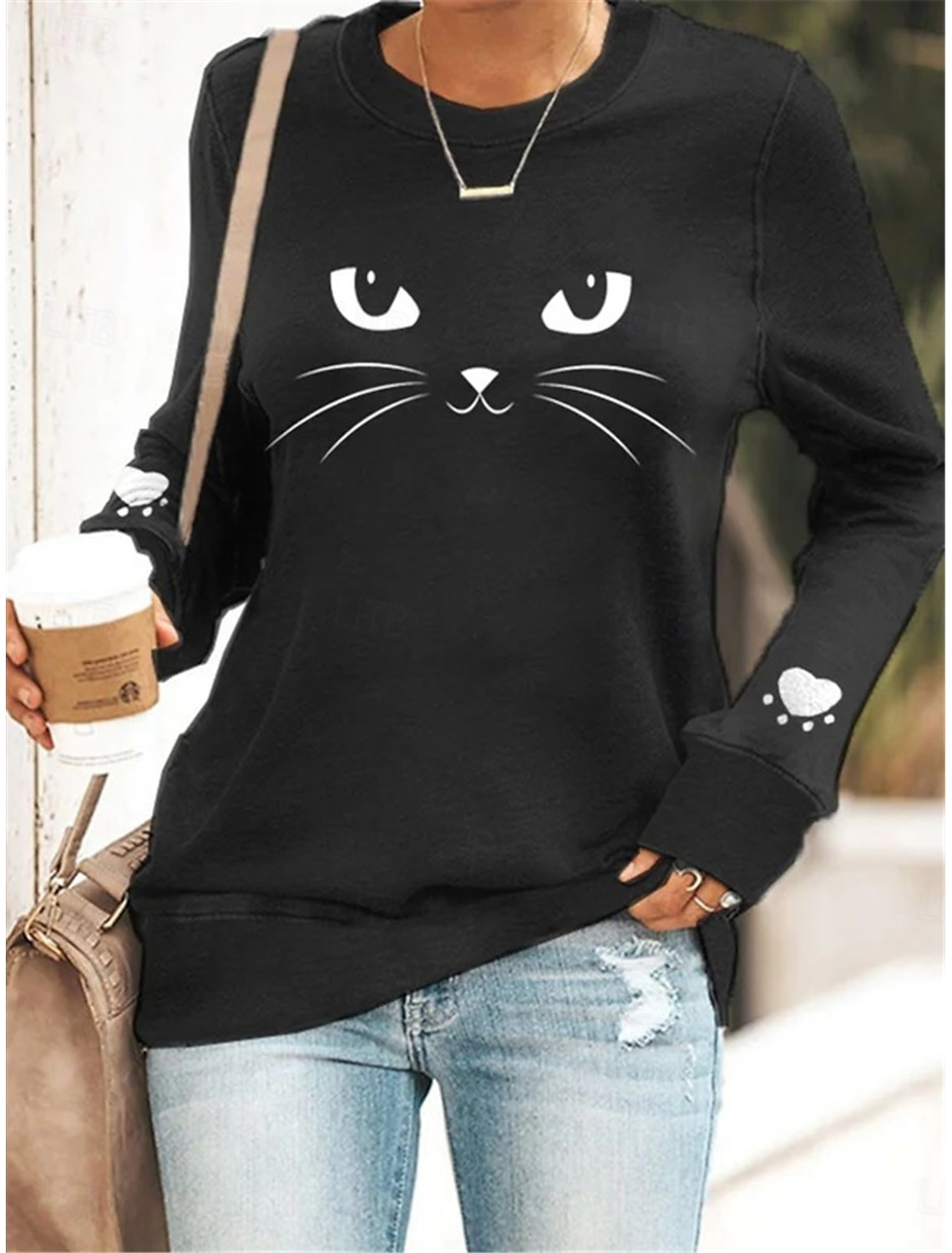 Funny Cat Casual Sweatshirt