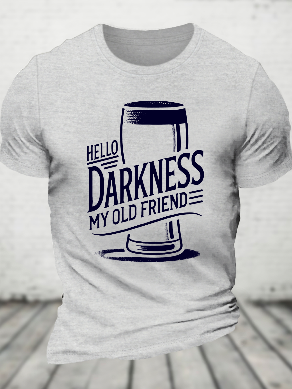 Hello Darkness My Old Friend Cotton T-Shirt