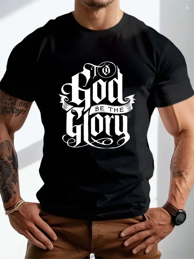 Men's Vintage Faith Print T-Shirt