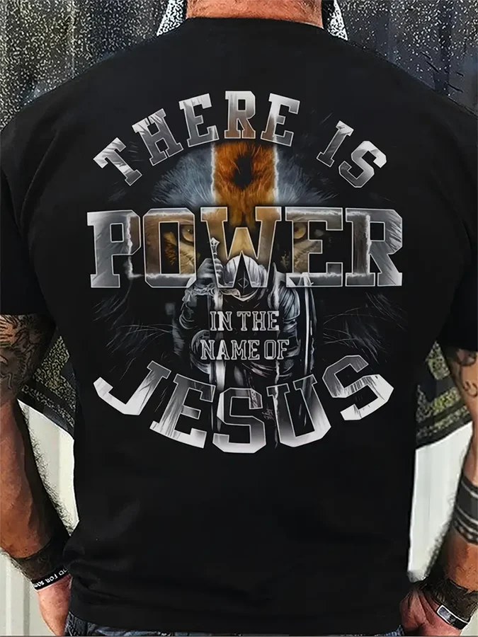 Men's Vintage Faith Print T-Shirt