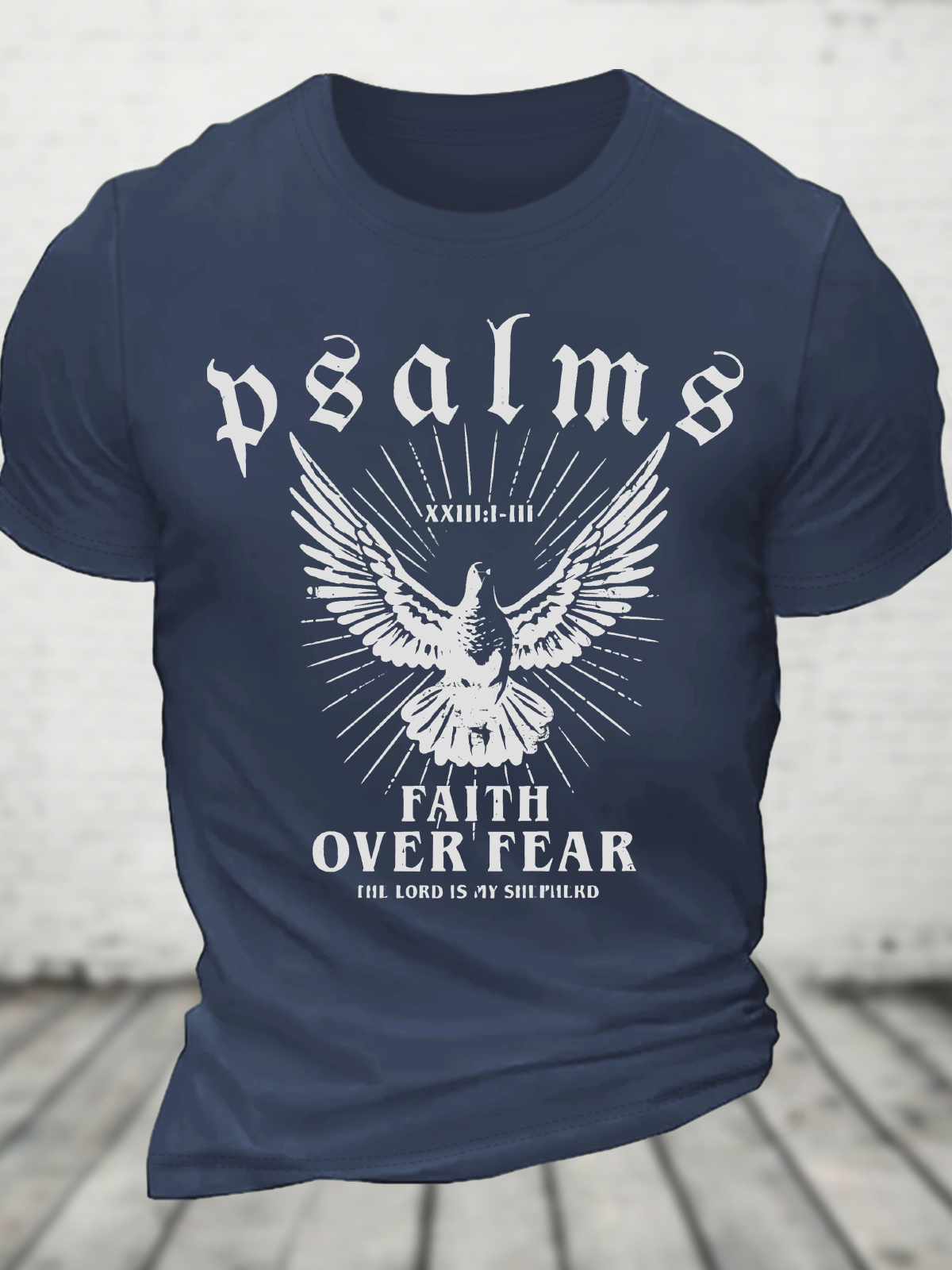 Faith Over Fear Christian Cotton T-Shirt