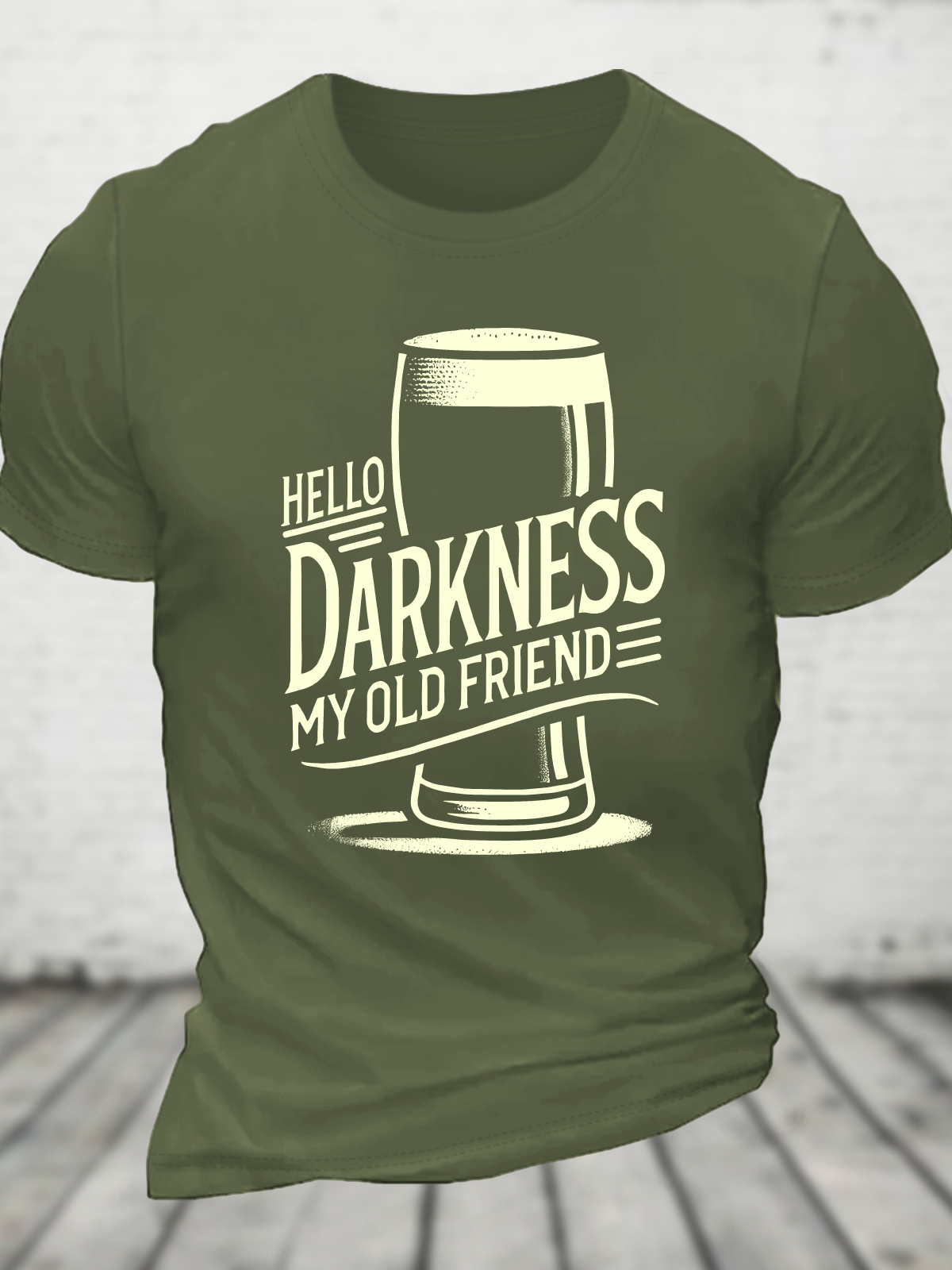 Hello Darkness My Old Friend Cotton T-Shirt