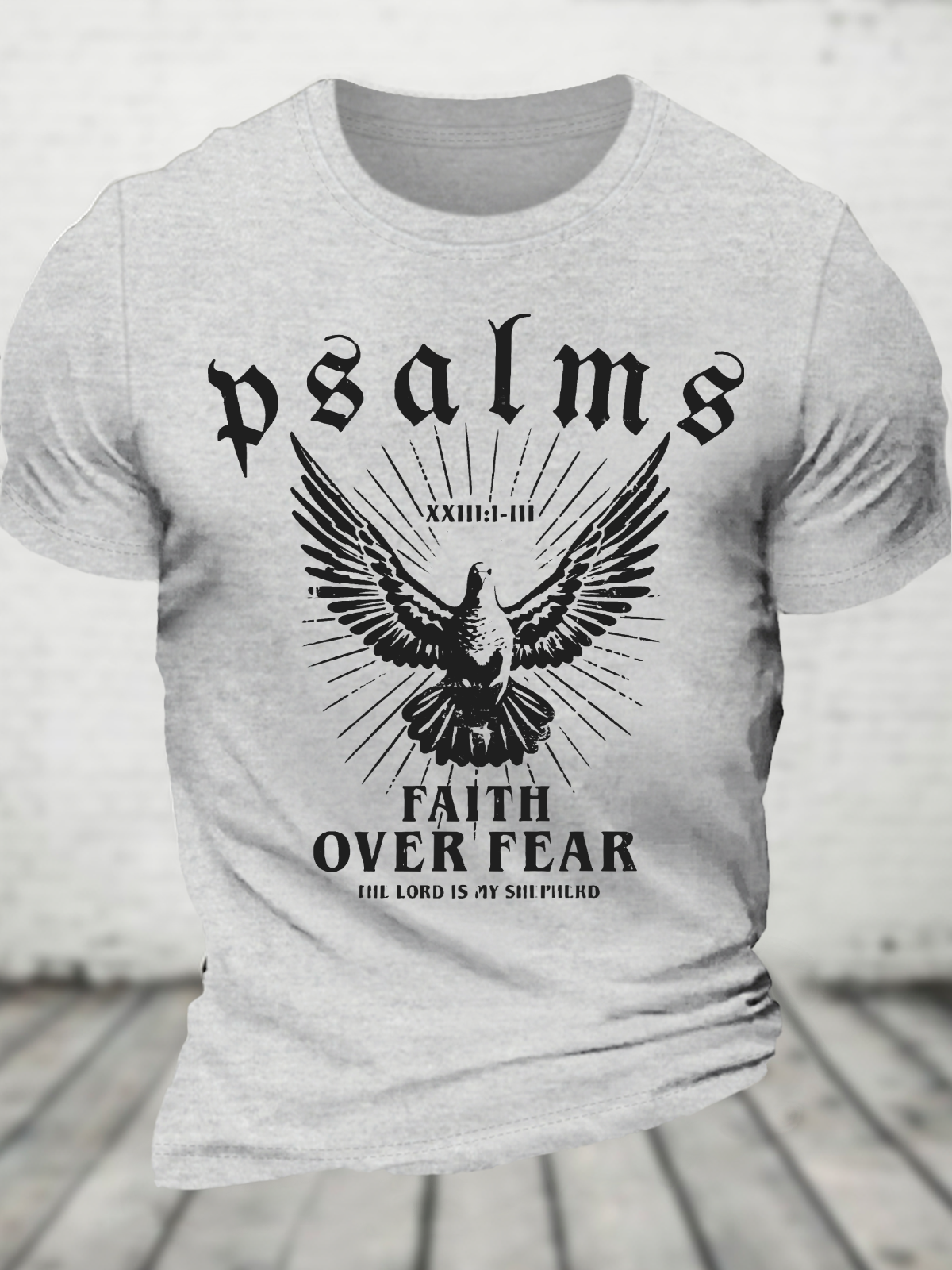 Faith Over Fear Christian Cotton T-Shirt