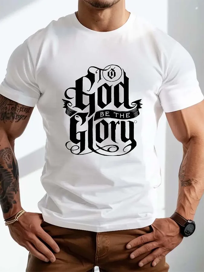 Men's Vintage Faith Print T-Shirt