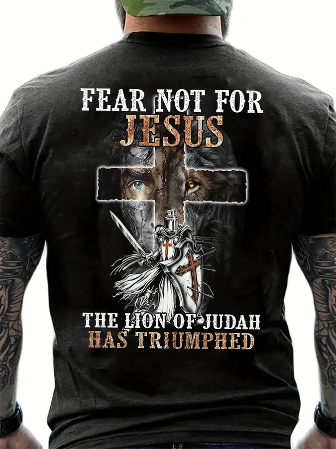 Men's Vintage Faith Print T-Shirt