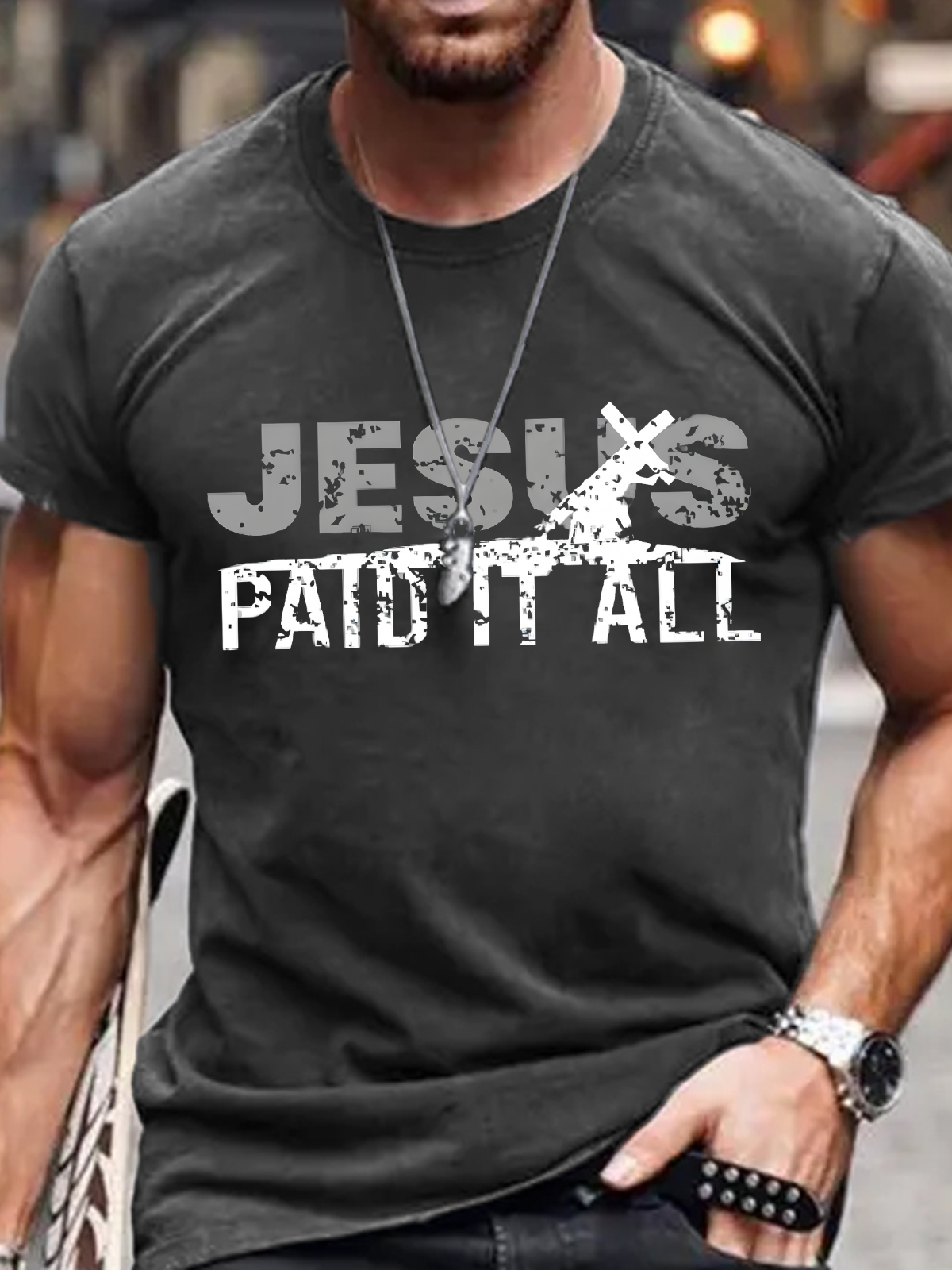 Jesus Paid It All Cotton T-Shirt