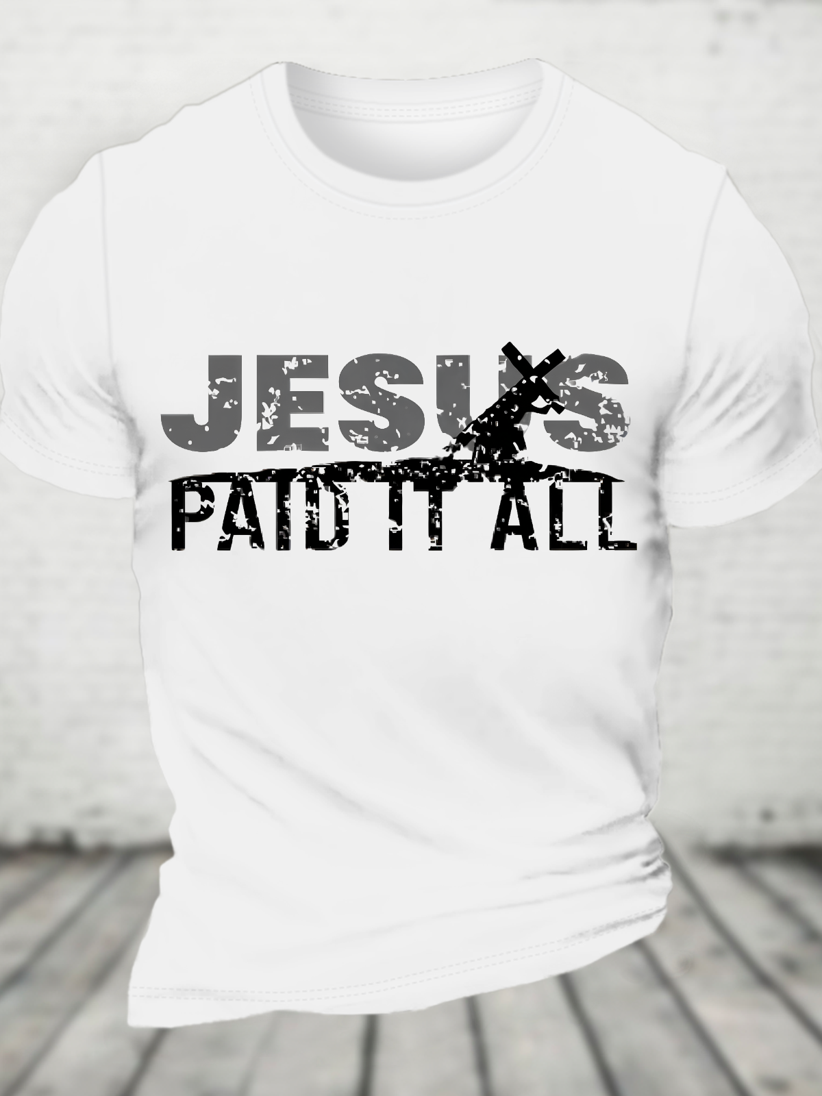 Jesus Paid It All Cotton T-Shirt