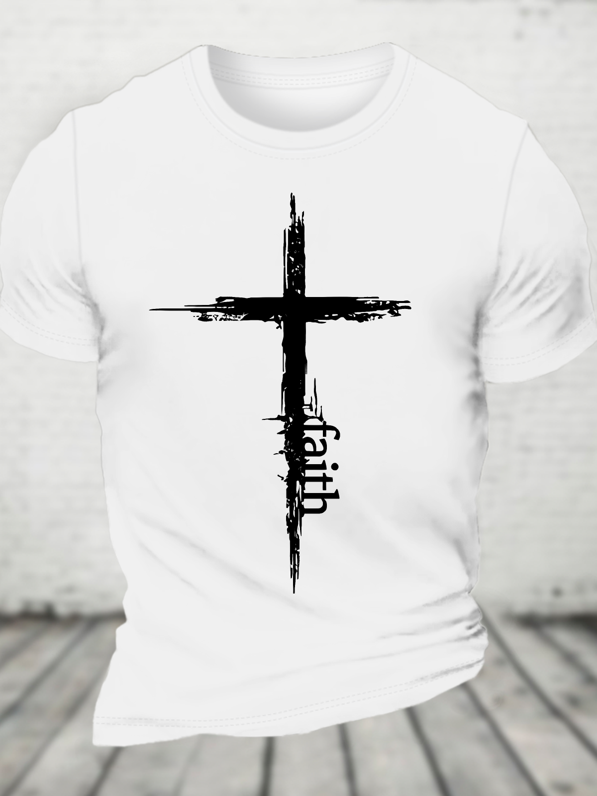 Cross Faith Cotton T-Shirt