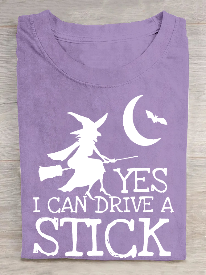 Halloween Buckle Up Buttercup You Just Flipped My Witch Switch Cotton T-Shirt