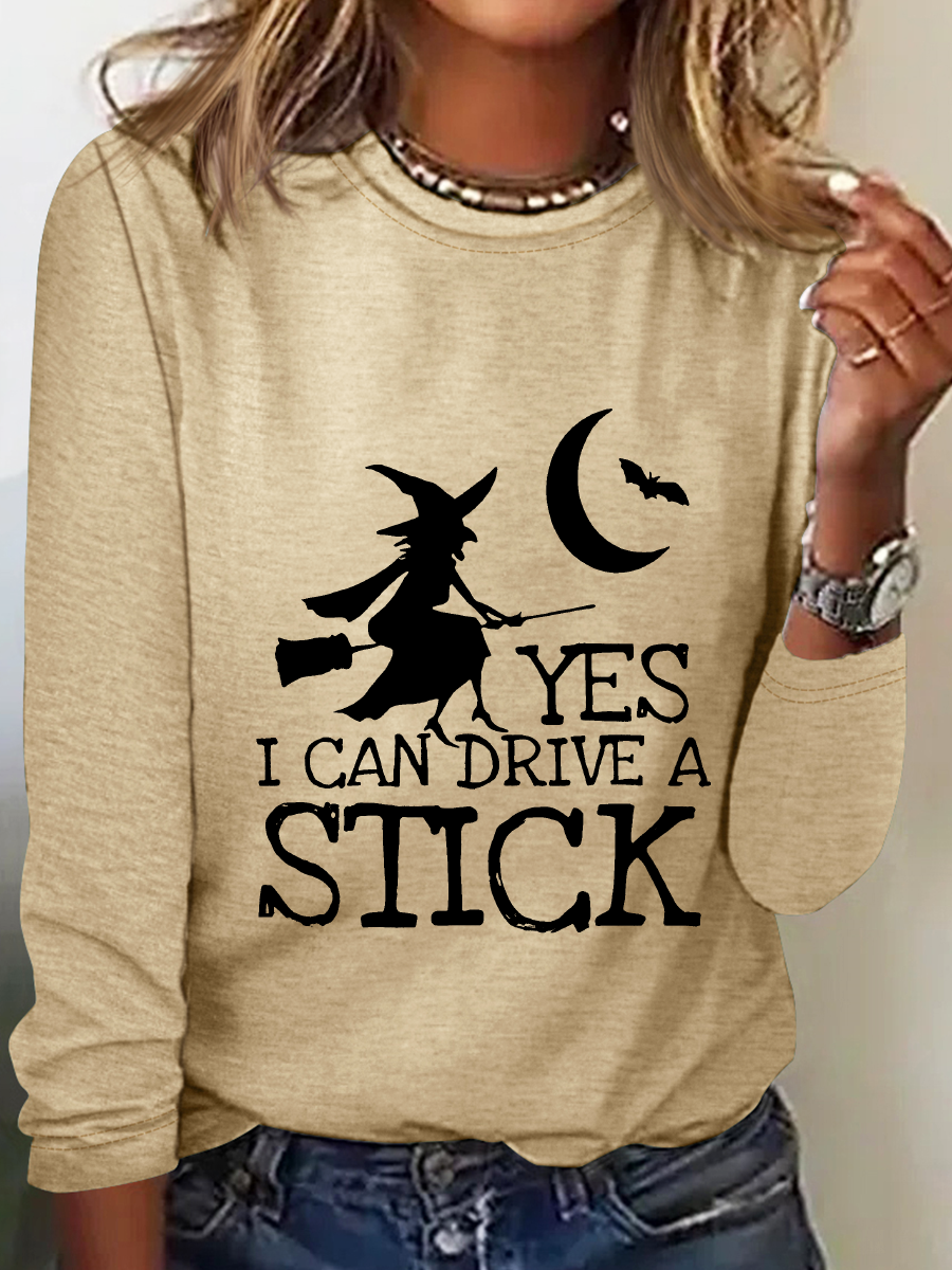 Halloween Buckle Up Buttercup You Just Flipped My Witch Switch Casual Long Sleeve Shirt