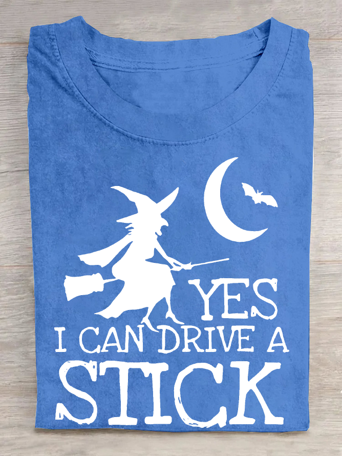 Halloween Buckle Up Buttercup You Just Flipped My Witch Switch Cotton T-Shirt