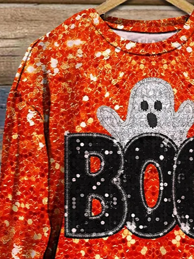 Halloween Design Casual Pullover Sweatshirt