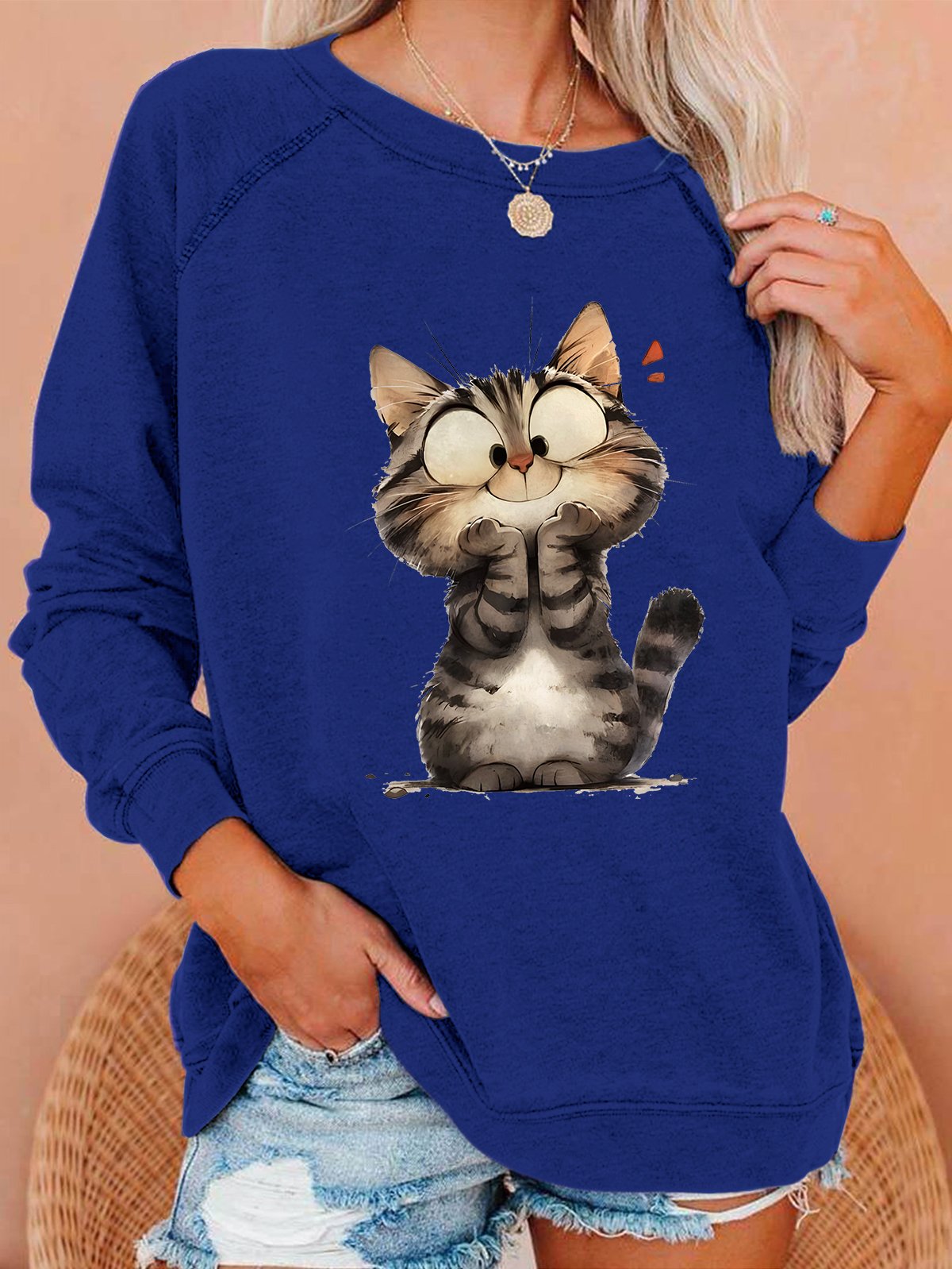 Funny Cat Casual Sweatshirt