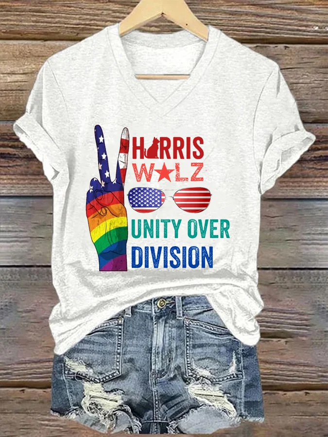 Women's Unity Over Division Print T-Shirt