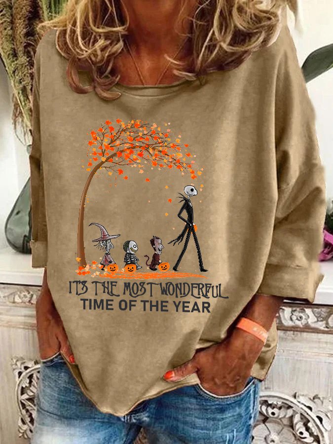 It's The Most Wonderful Time Of The Year Halloween Casual Sweatshirt