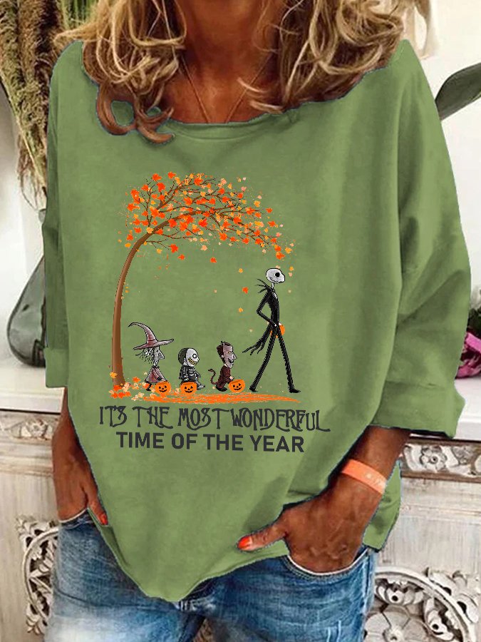 It's The Most Wonderful Time Of The Year Halloween Casual Sweatshirt