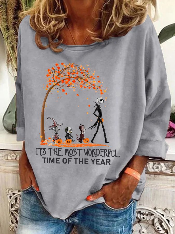 It's The Most Wonderful Time Of The Year Halloween Casual Sweatshirt