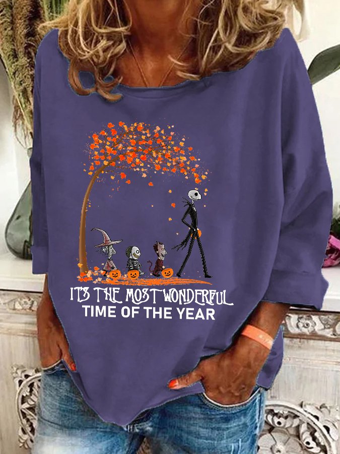 It's The Most Wonderful Time Of The Year Halloween Casual Sweatshirt