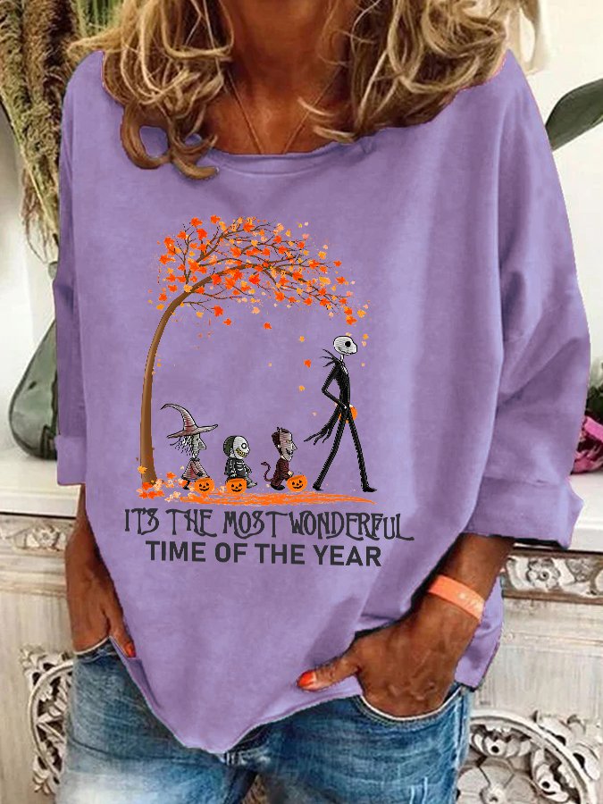 It's The Most Wonderful Time Of The Year Halloween Casual Sweatshirt