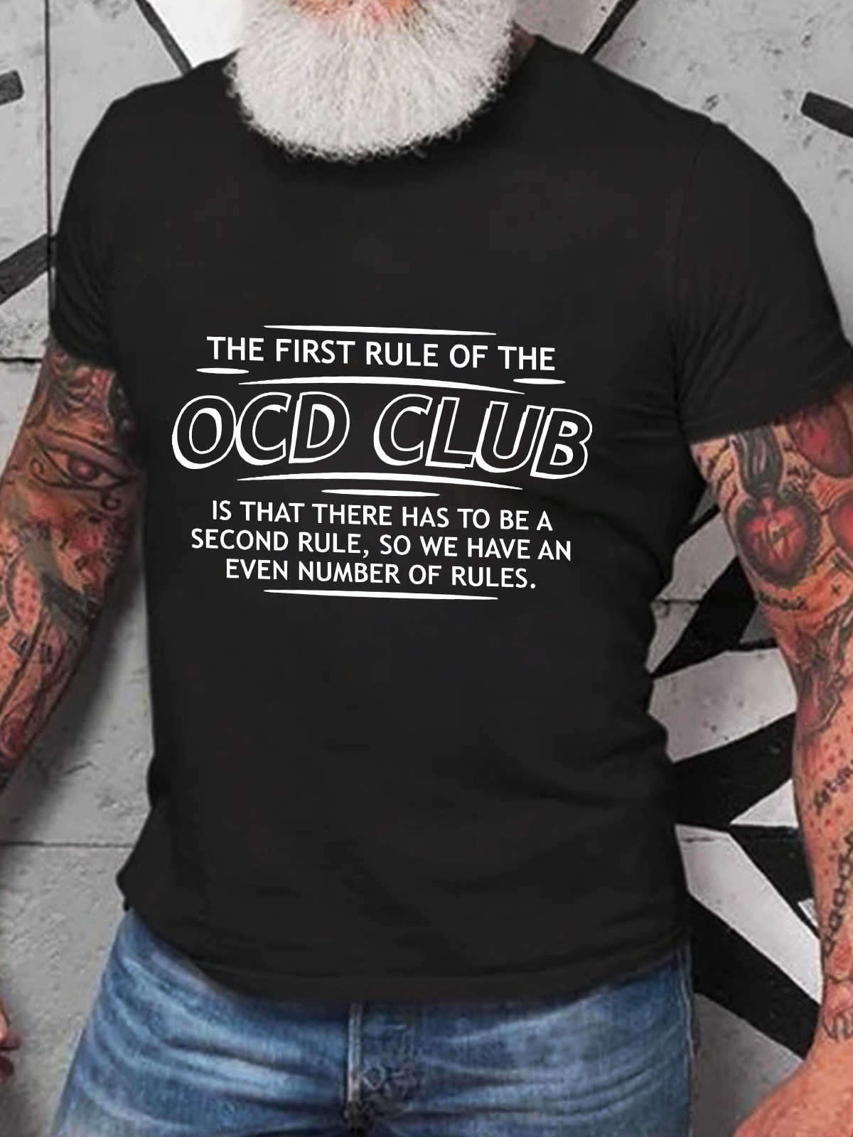 First Rule Of The Ocd Club Is There Has To Be A Second Rule Cotton T-Shirt