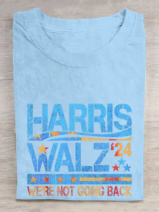 Harris Waltz 2024 Election Kamala Harris Tim Waltz 2024  Cotton T-shirt