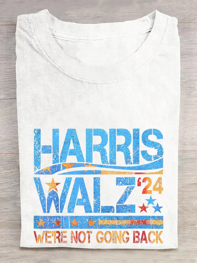 Harris Waltz 2024 Election Kamala Harris Tim Waltz 2024  Cotton T-shirt