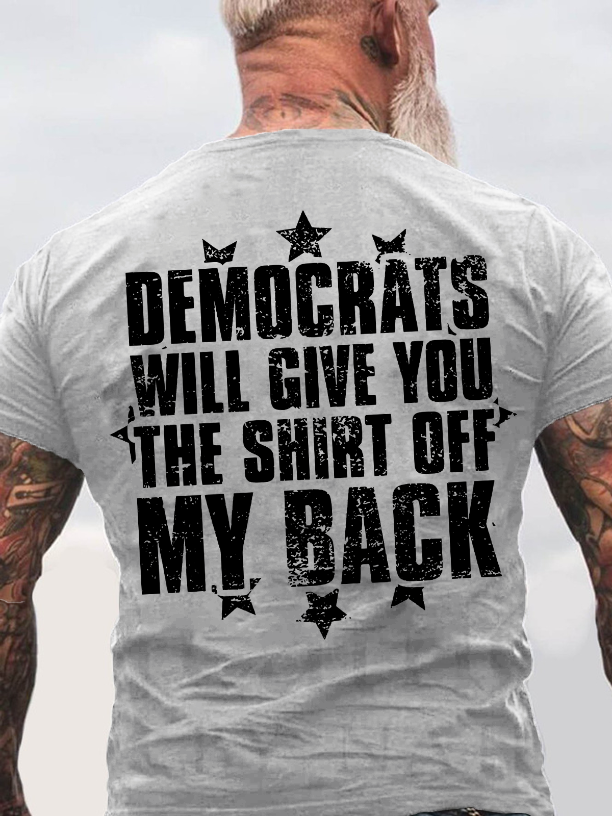 Democrats Will Give You The Shirt Off My Back Back Cotton T-Shirt