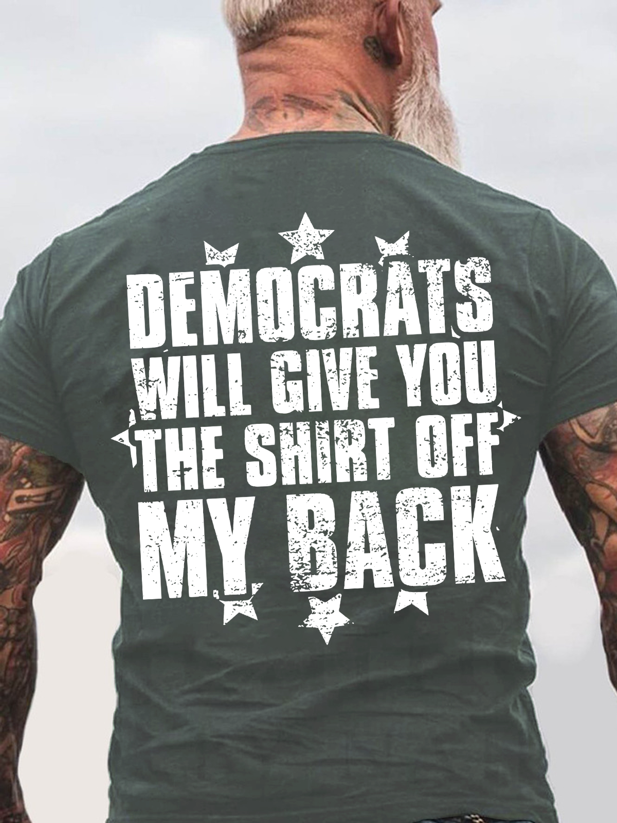 Democrats Will Give You The Shirt Off My Back Back Cotton T-Shirt