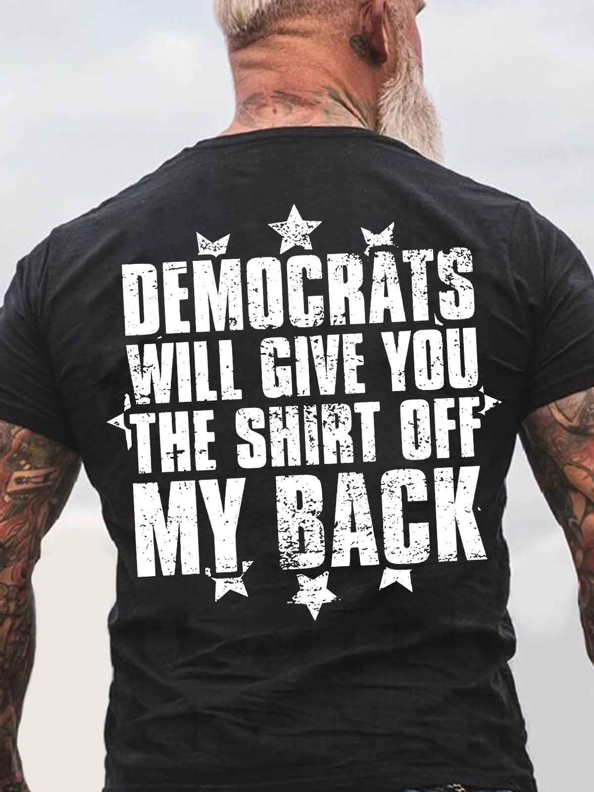 Democrats Will Give You The Shirt Off My Back Back Cotton T-Shirt