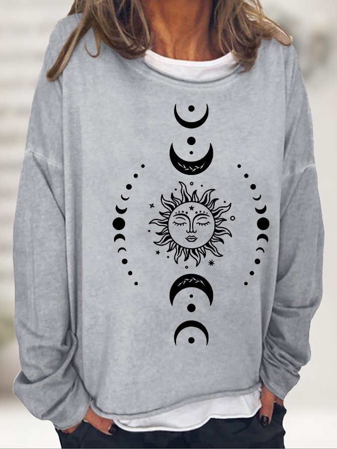 Bohemian Sun And Moon Stars T-shirt