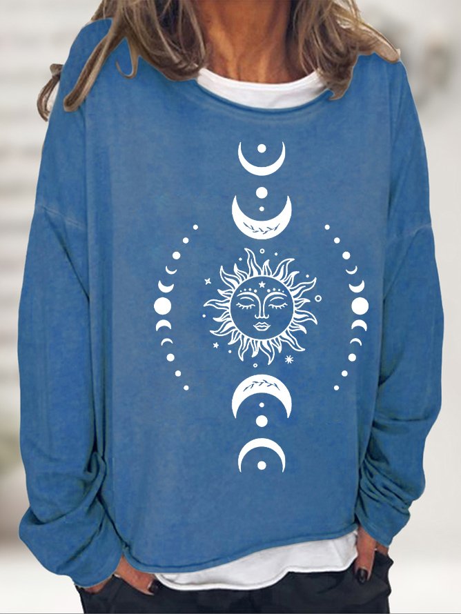 Bohemian Sun And Moon Stars T-shirt