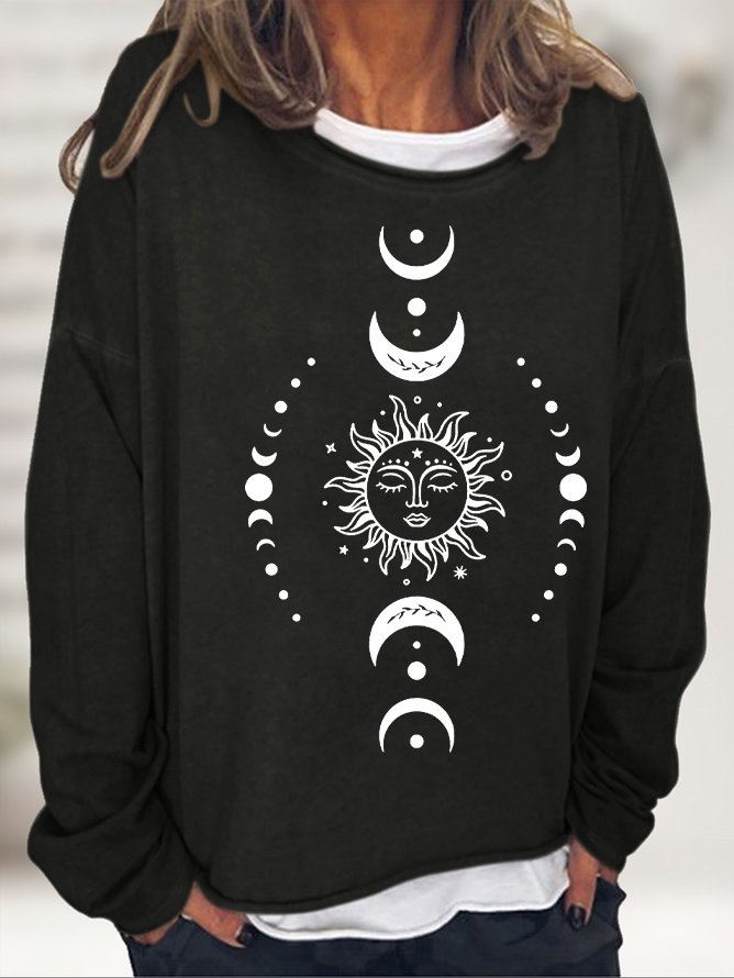 Bohemian Sun And Moon Stars T-shirt