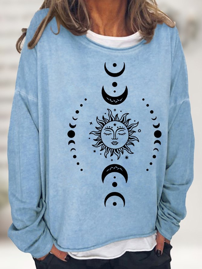 Bohemian Sun And Moon Stars T-shirt