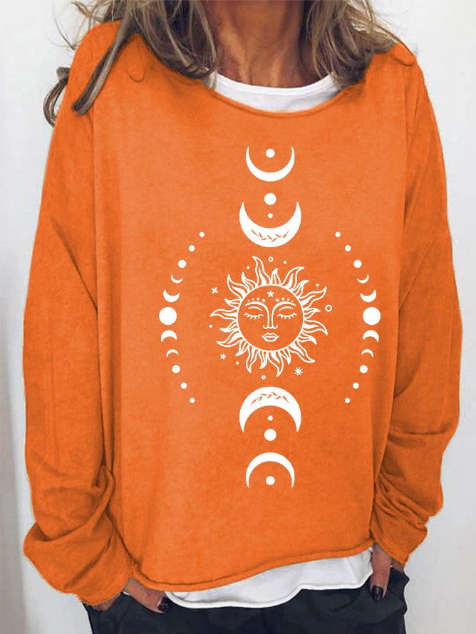 Bohemian Sun And Moon Stars T-shirt