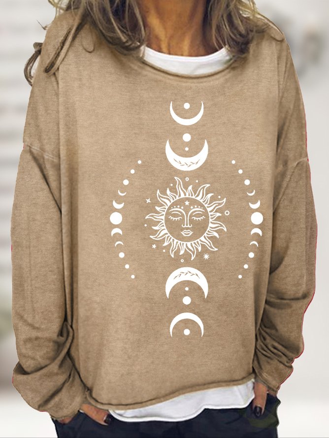 Bohemian Sun And Moon Stars T-shirt