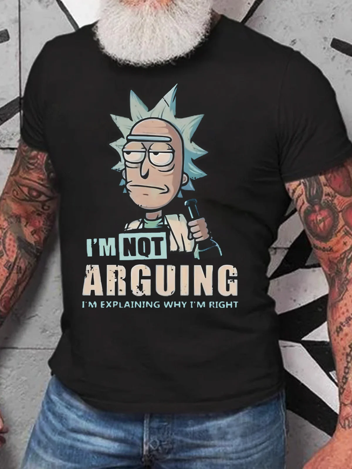 Rick Sanchez Drunker Im Not Arguing Im Explaining Why Im Right Cotton T-Shirt