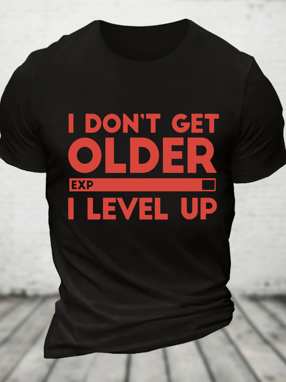 I Don't Get Older I Level Up Cotton T-Shirt