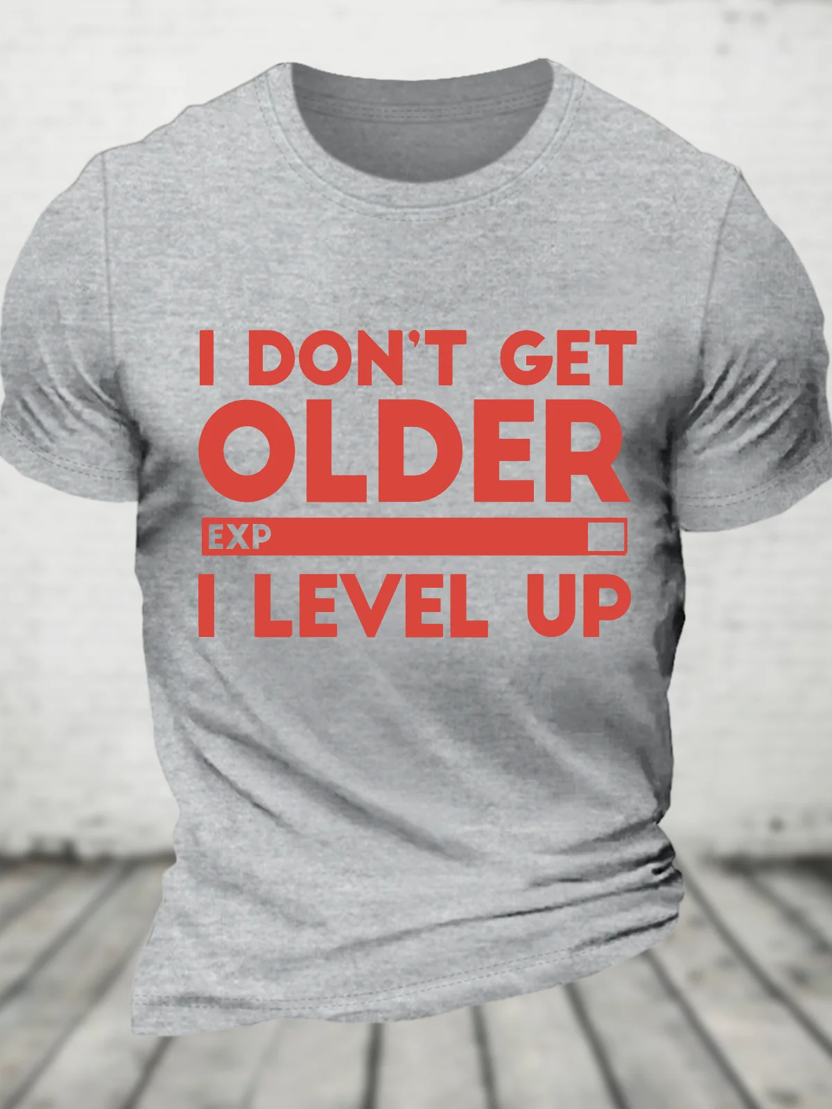 I Don't Get Older I Level Up Cotton T-Shirt