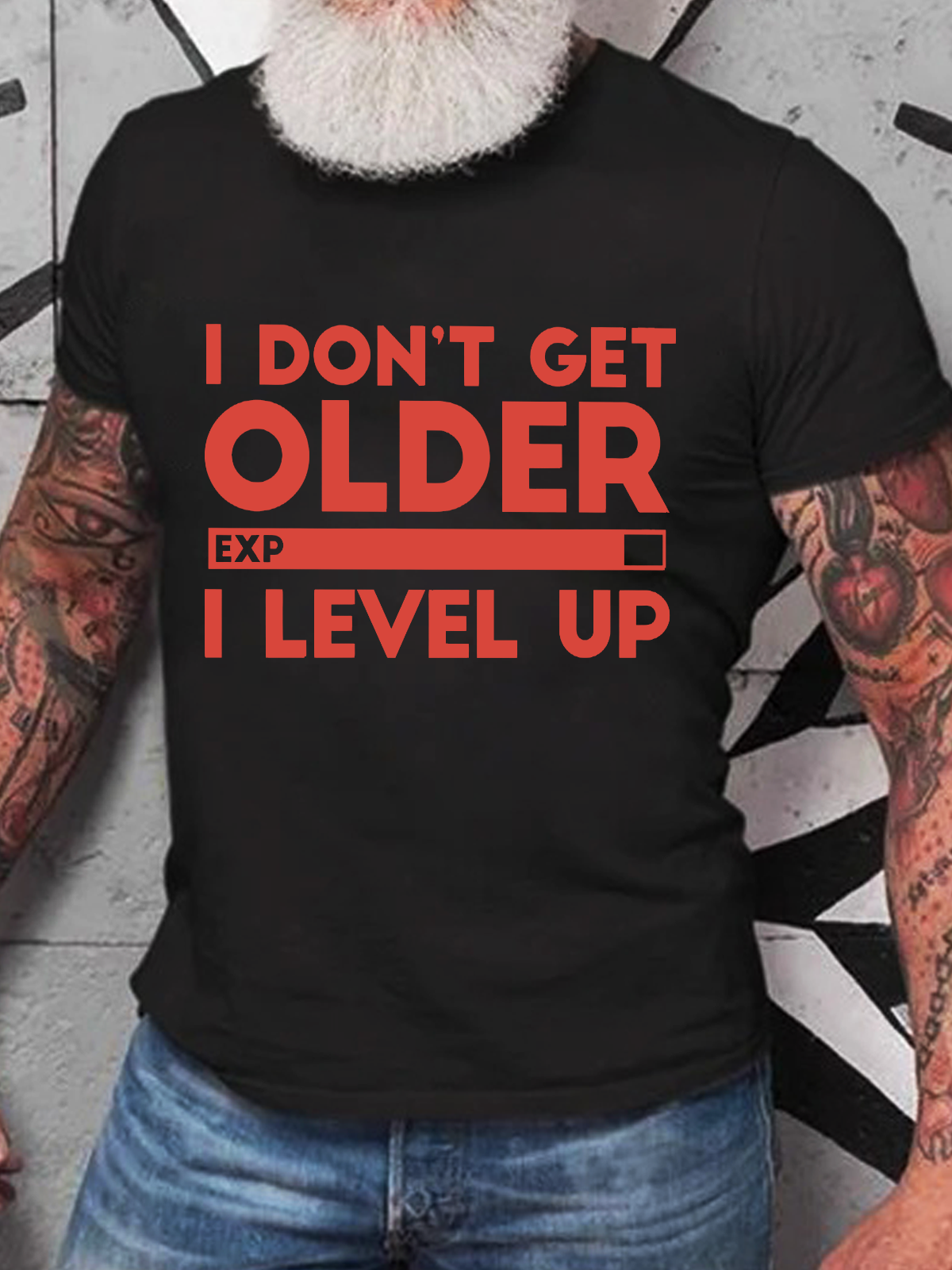 I Don't Get Older I Level Up Cotton T-Shirt