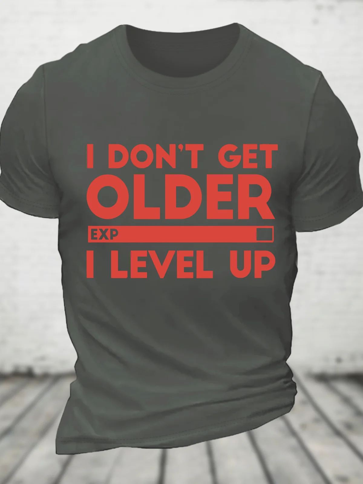 I Don't Get Older I Level Up Cotton T-Shirt