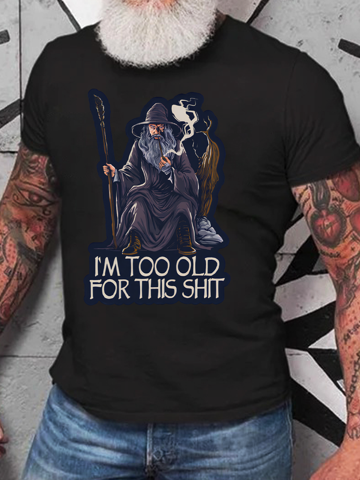 I'm Too Old For This Shit Cotton T-Shirt