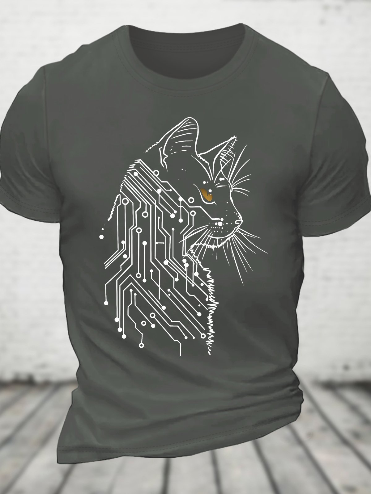 Cat Of Tomorrow Cotton T-shirt