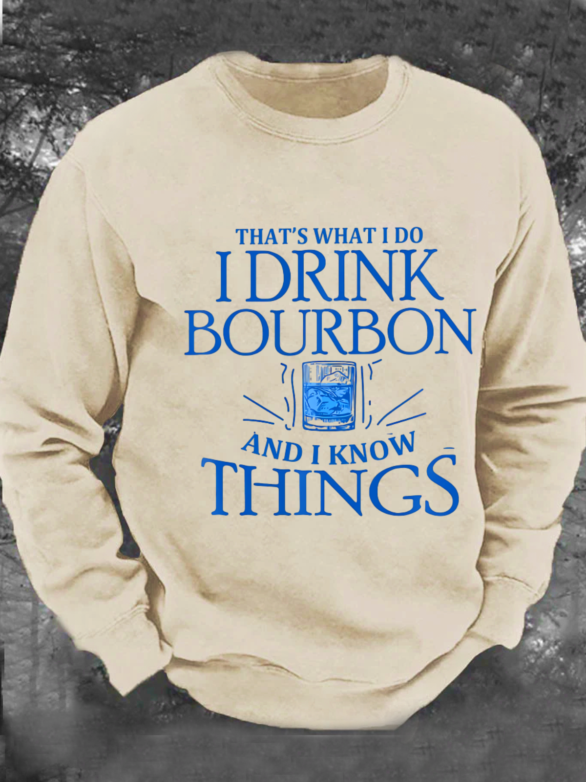 That's What Do I Drink Bourbon And I Know Things Men's Casual Sweatshirt