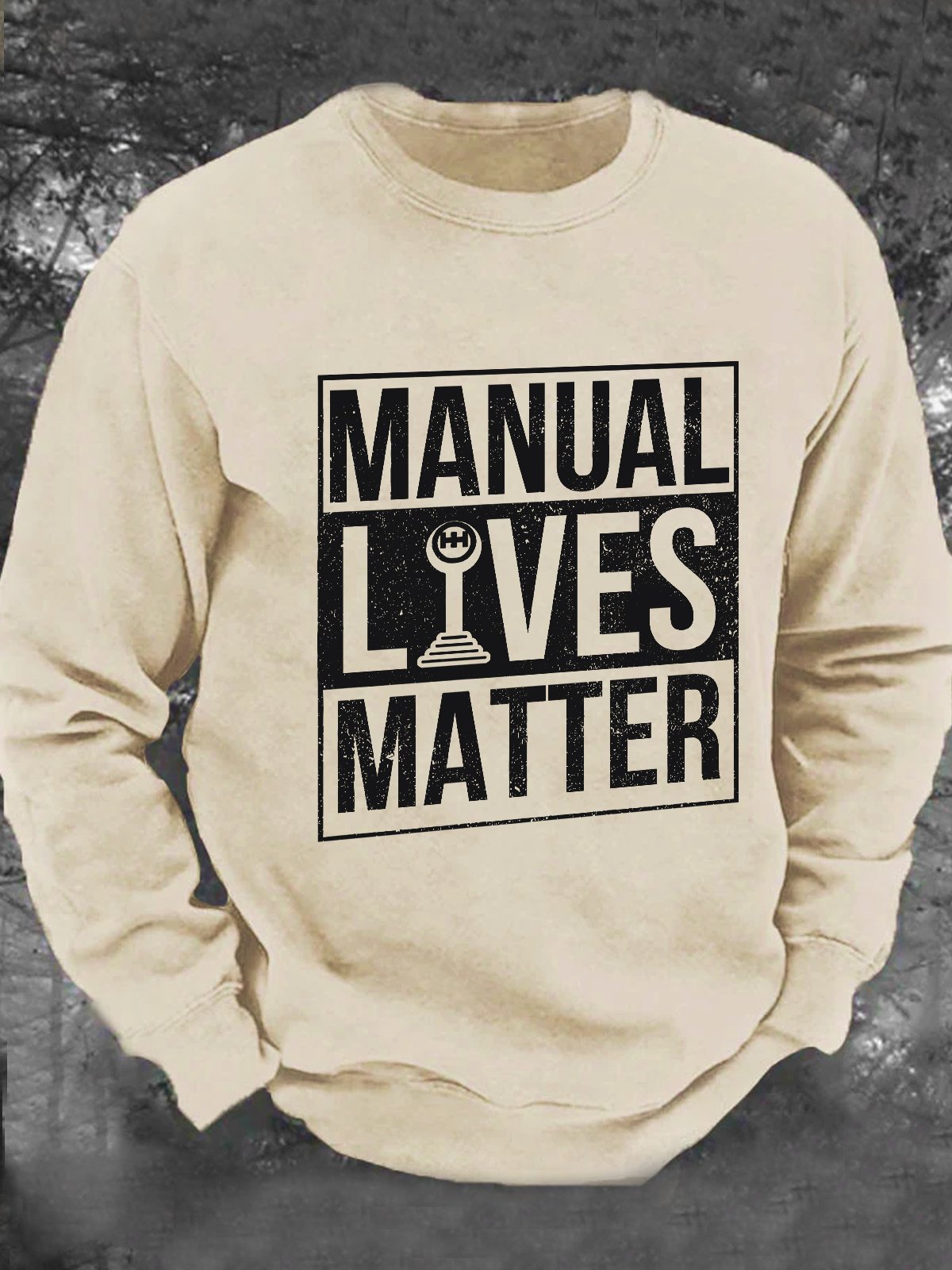 Manual Lives Matter - Manual Gear Shifting Men's Casual Sweatshirt